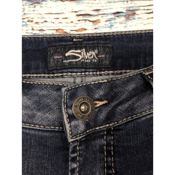SILVER Jeans Bermuda Shorts womens Size 28 Inseam 9 - Picture 3 of 7